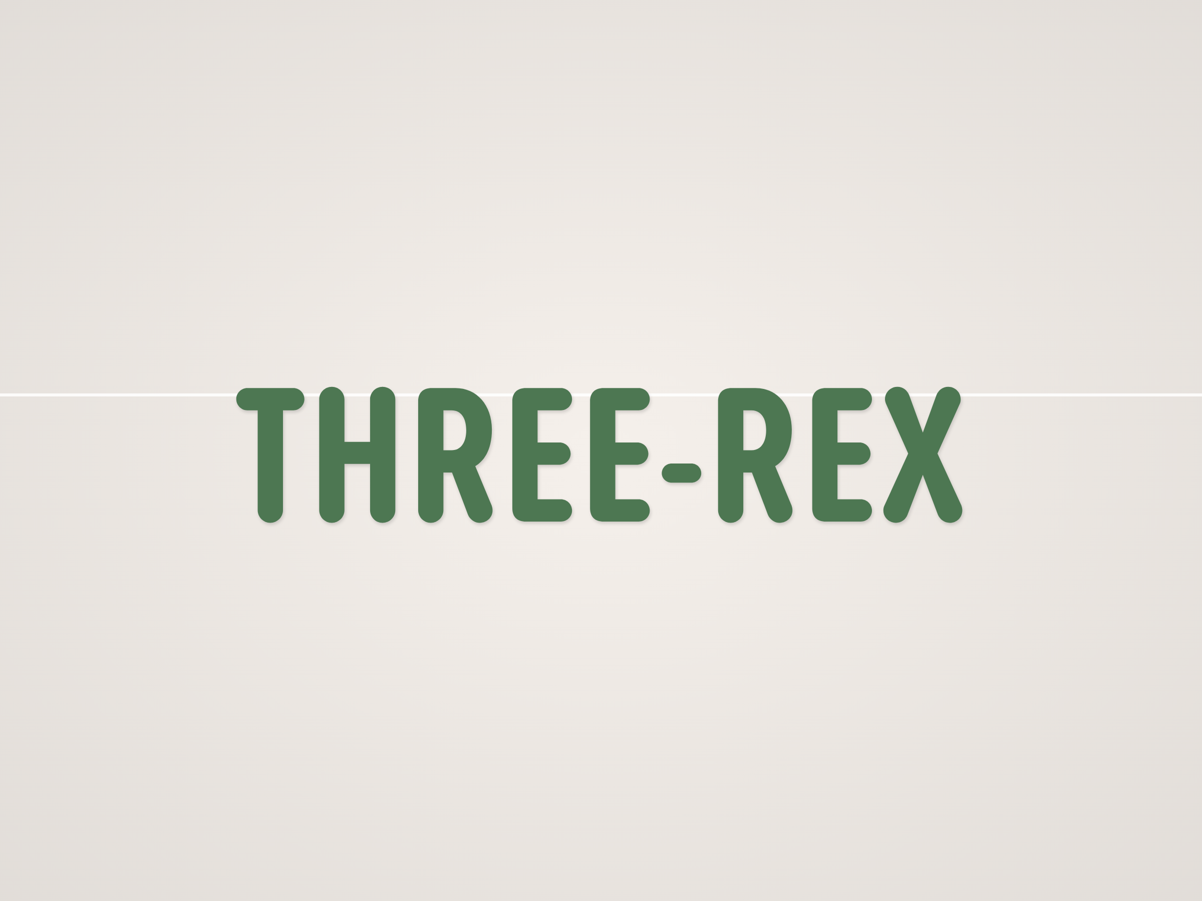 Three-Rex Banner