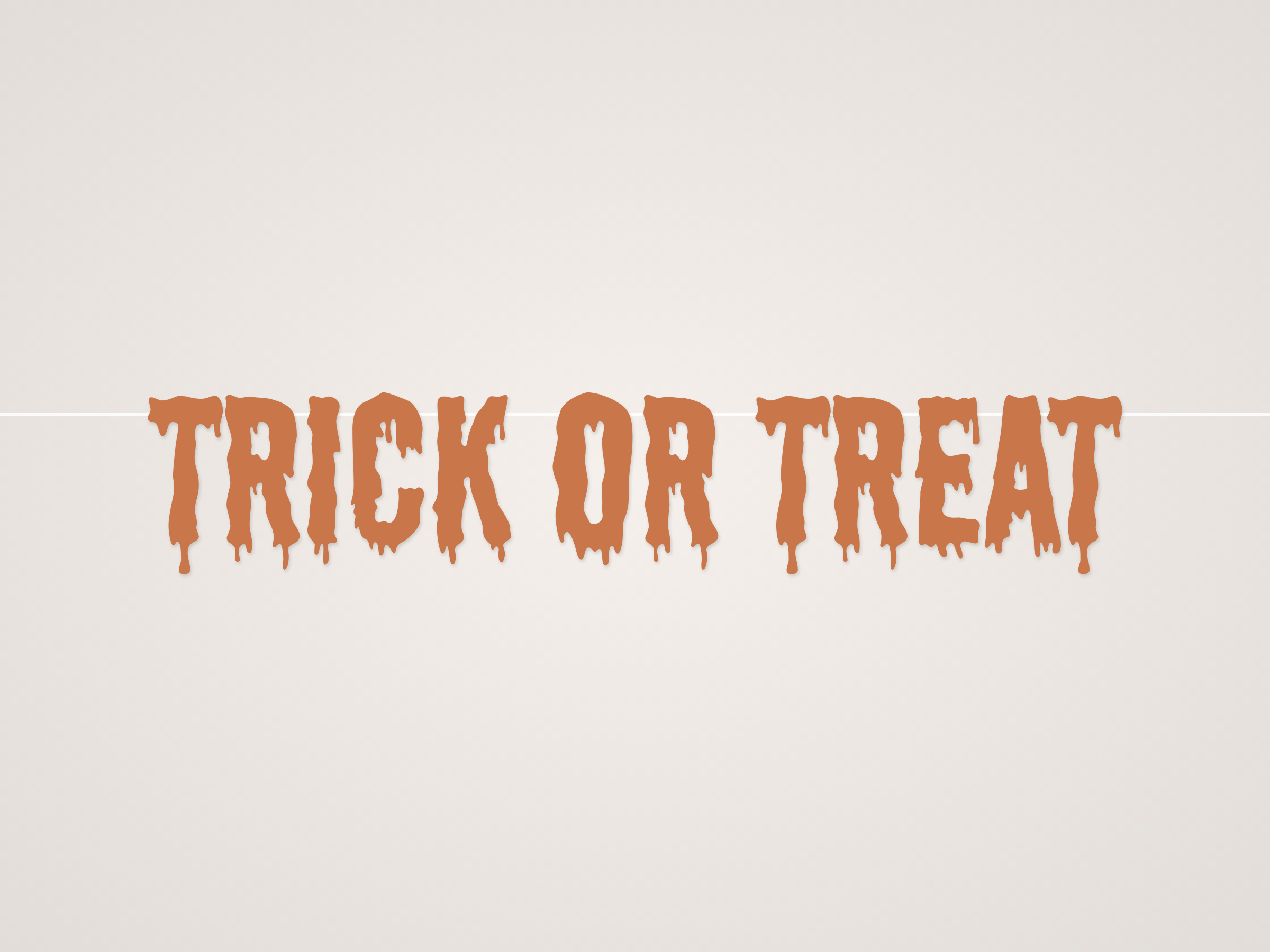 Trick or Treat Banner