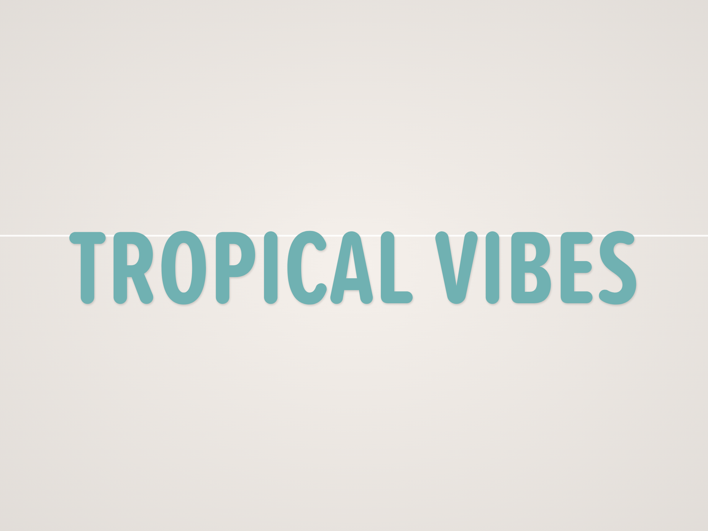 Tropical Vibes Banner