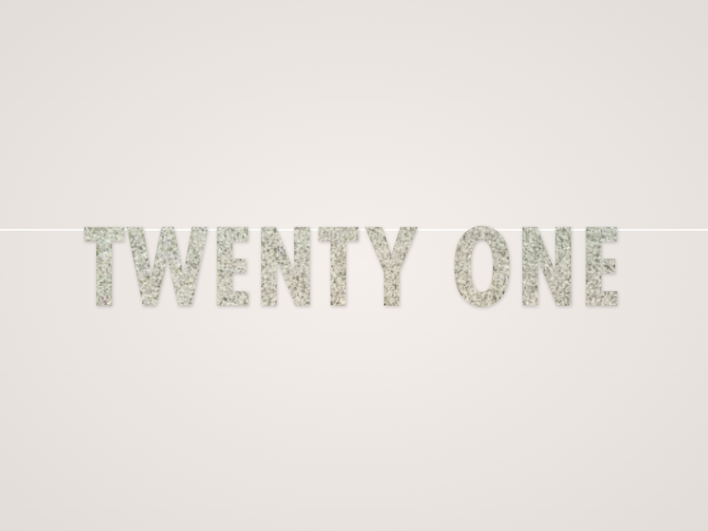 Twenty One Banner