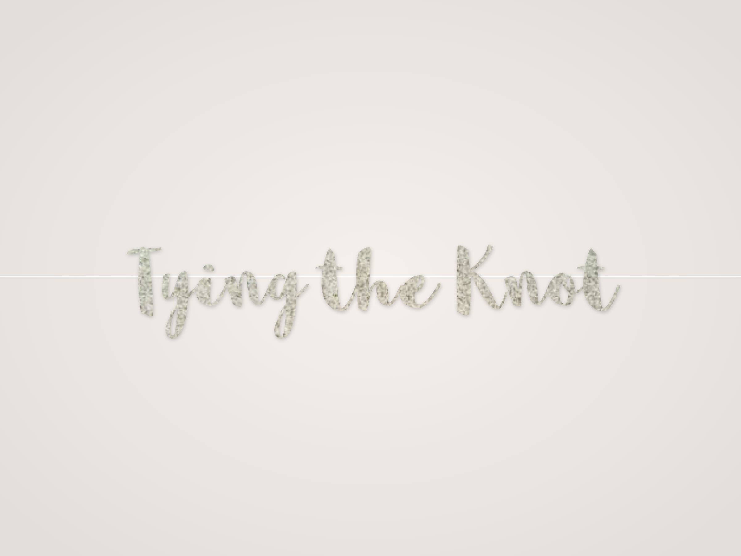 Tying the Knot Banner