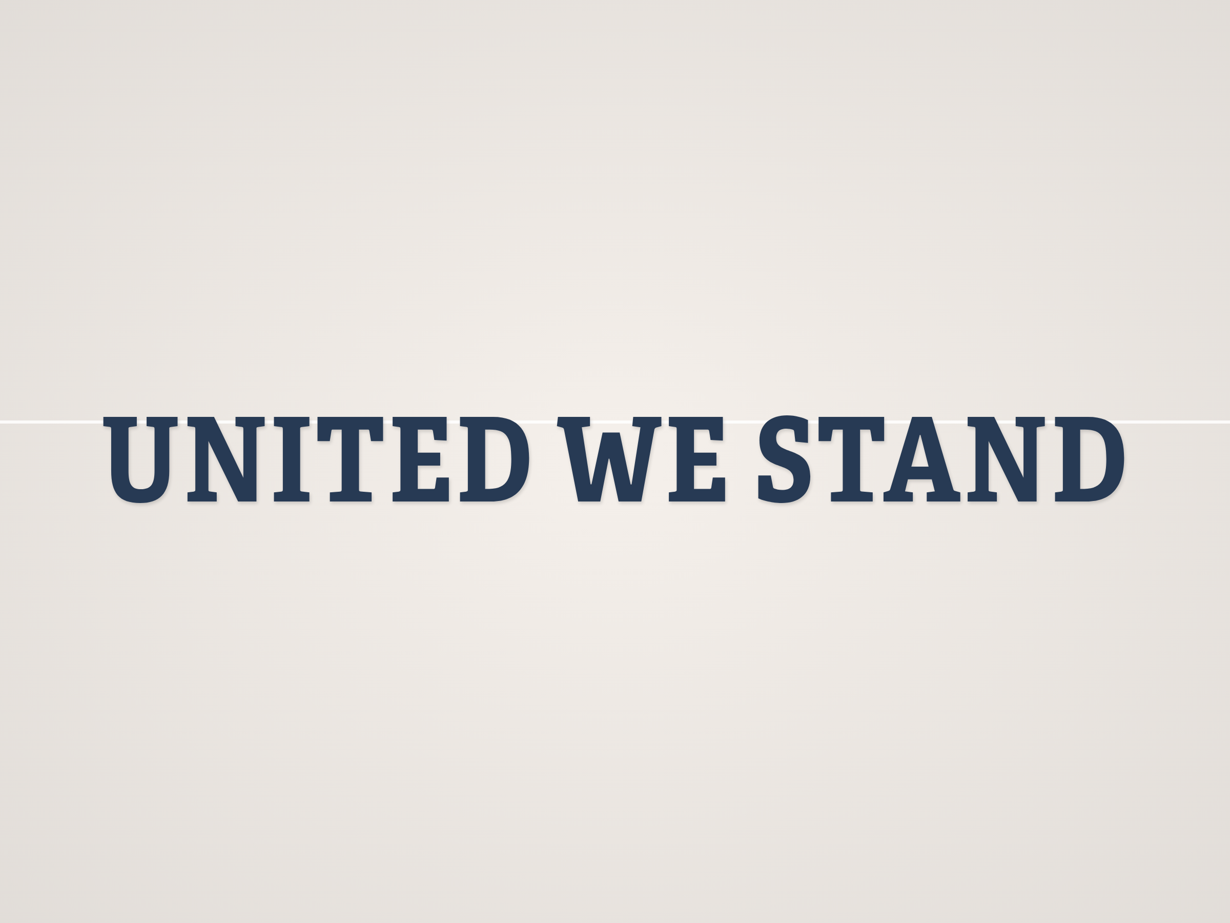 United We Stand Banner