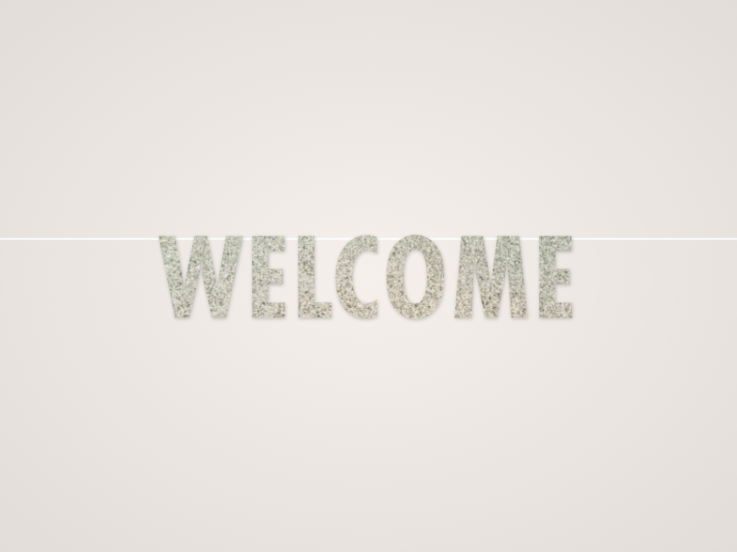 Welcome Banner