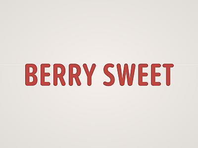 Berry Sweet Banner