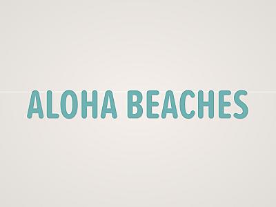 Aloha Beaches Banner