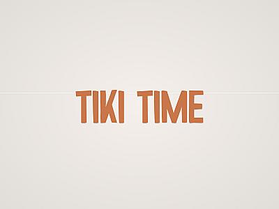 Tiki Time Banner