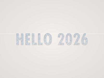 Hello 2026 Banner