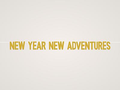 New Year New Adventures Banner