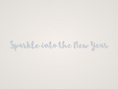 Sparkle into the New Year Banner