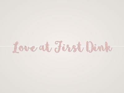 Love at First Dink Banner