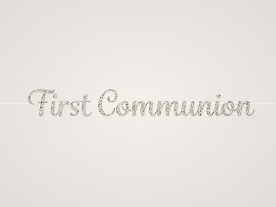 First Communion Banner