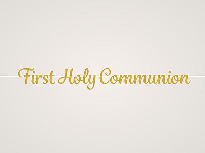 First Holy Communion Banner