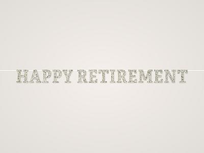 Happy Retirement Banner