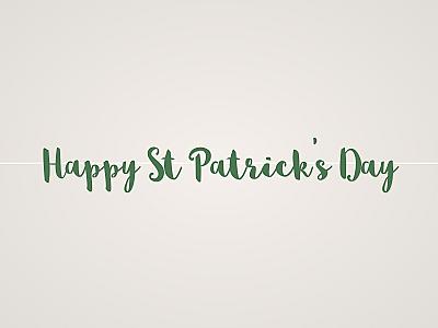 Happy St Patrick's Day Banner