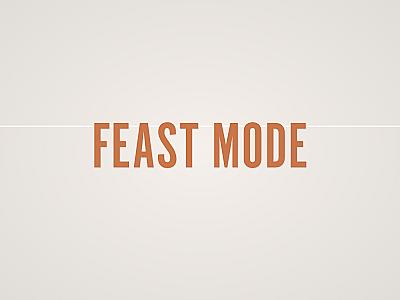 Feast Mode Banner