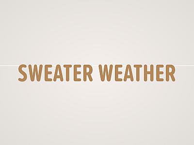 Sweater Weather Banner