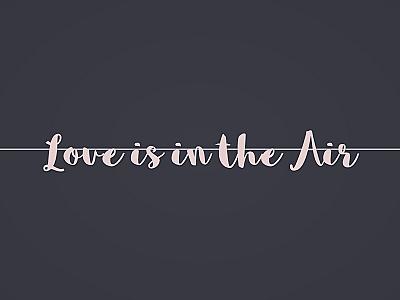Love is in the Air Banner