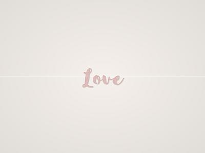 Love Banner