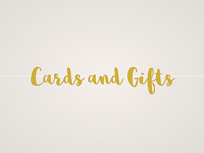Cards and Gifts Banner