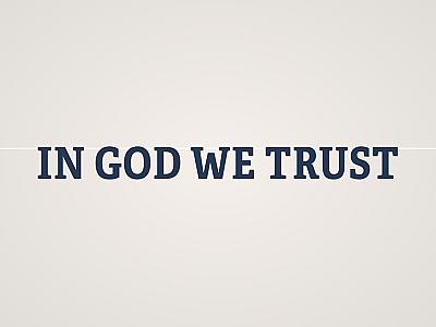 In God We Trust Banner