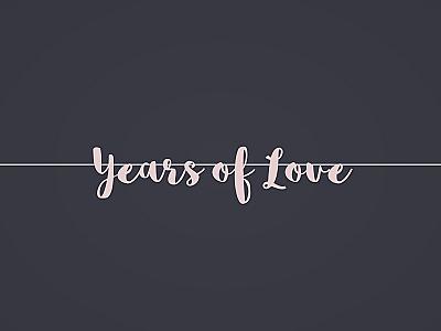 Years of Love Banner