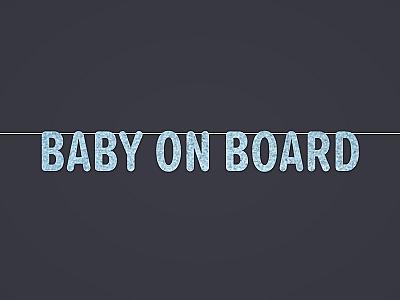 Baby on Board Banner