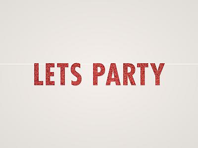 Lets Party Banner