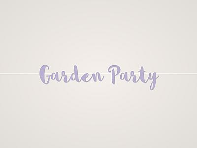 Garden Party Banner