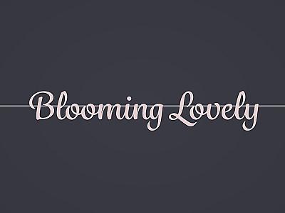 Blooming Lovely Banner