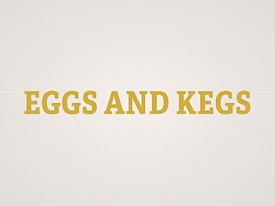 Eggs and Kegs Banner