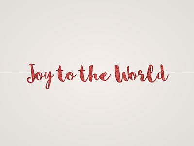 Joy to the World Banner