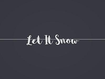 Let It Snow Banner
