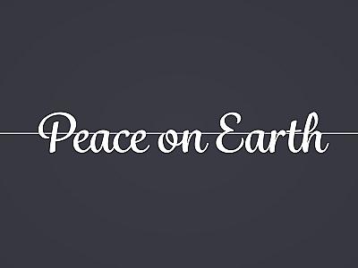 Peace on Earth Banner