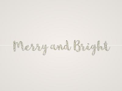Merry and Bright Banner