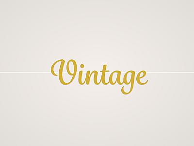 Vintage Banner