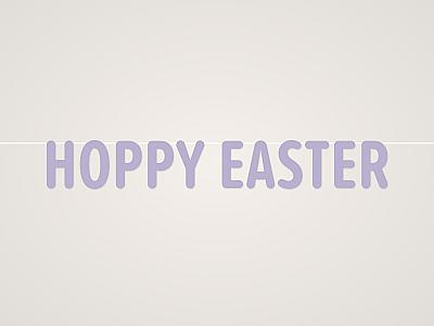 Hoppy Easter Banner