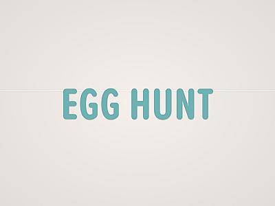 Egg Hunt Banner