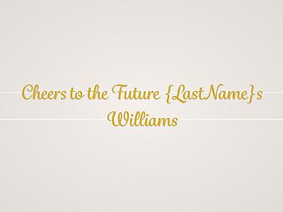 Cheers to the Future {LastName}s Banner