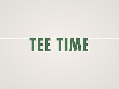 Tee Time Banner