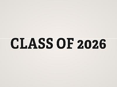 Class of 2026 Banner