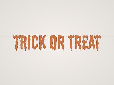 Trick or Treat Banner