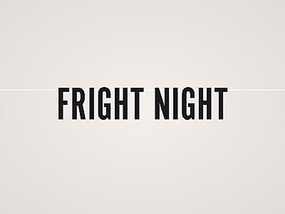 Fright Night Banner