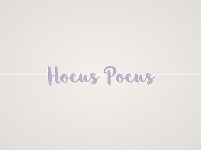Hocus Pocus Banner