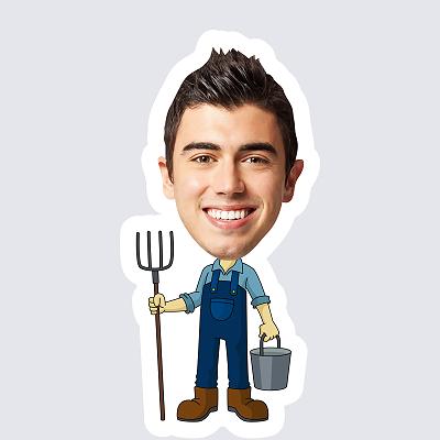 Male Farmer topper body