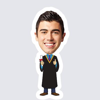 Male Graduate topper body