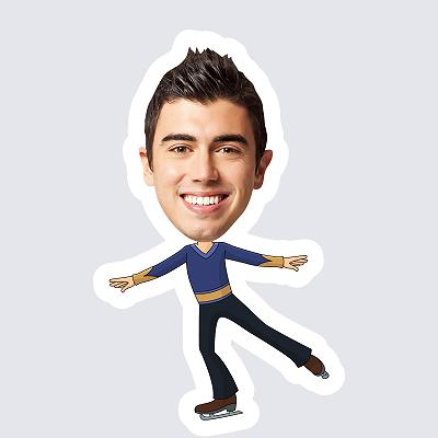 Male Ice Skater topper body