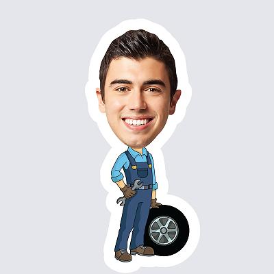 Male Mechanic topper body
