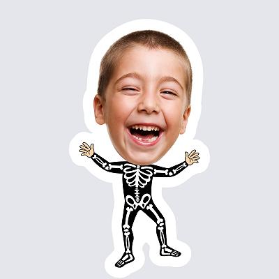 Male Skeleton topper body