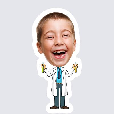 Boy Scientist topper body
