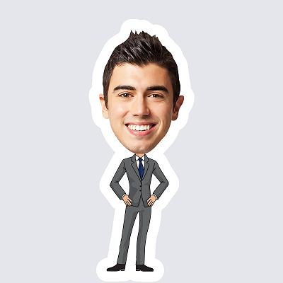 Male in a Suit topper body
